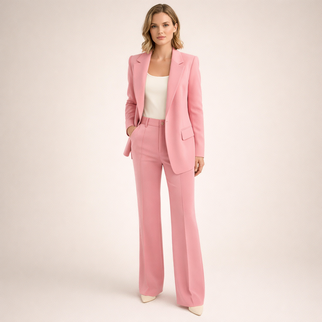 Vanessa™ | Elegant Blazer and Flared Trousers Set
