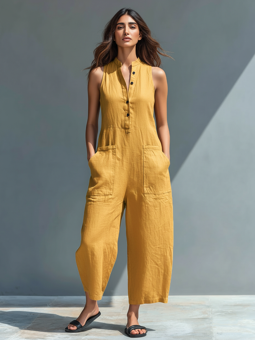 Laila - Elegant Sleeveless Jumpsuit