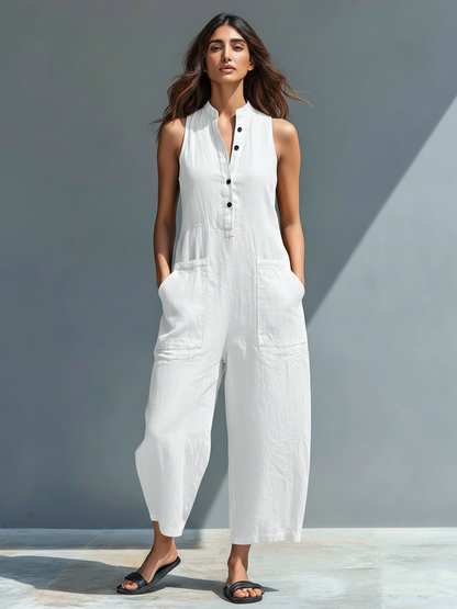 Laila - Elegant Sleeveless Jumpsuit
